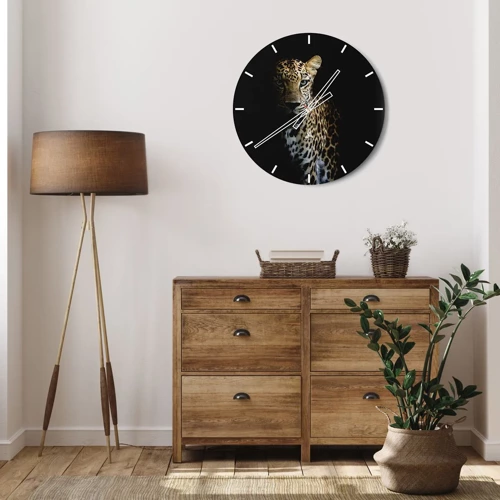 Nástěnné hodiny - Temná krása - 30x30 cm