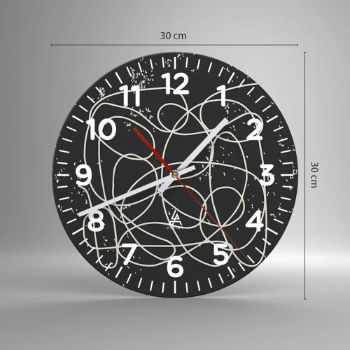 Nástěnné hodiny - Toulání myslí - 30x30 cm
