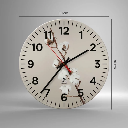Nástěnné hodiny - U zdroje měkkosti - 30x30 cm