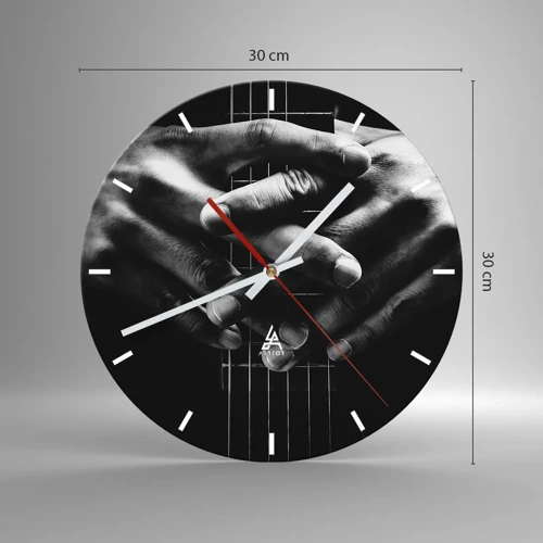 Nástěnné hodiny - Umělcova modlitba - 30x30 cm