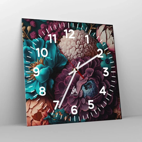 Nástěnné hodiny - Úroda přírody - 40x40 cm