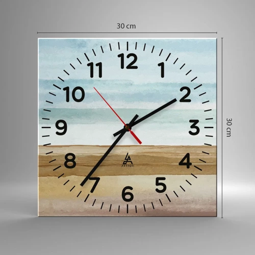 Nástěnné hodiny - Utěšení - 30x30 cm