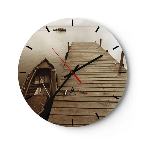 Nástěnné hodiny - Velký klid - 30x30 cm