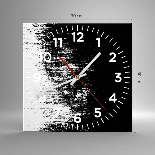Nástěnné hodiny - Vítězem se stává… - 30x30 cm