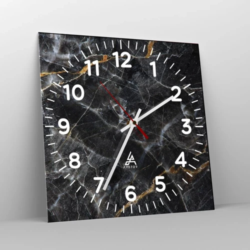 Nástěnné hodiny - Vnitřní život kamene - 40x40 cm