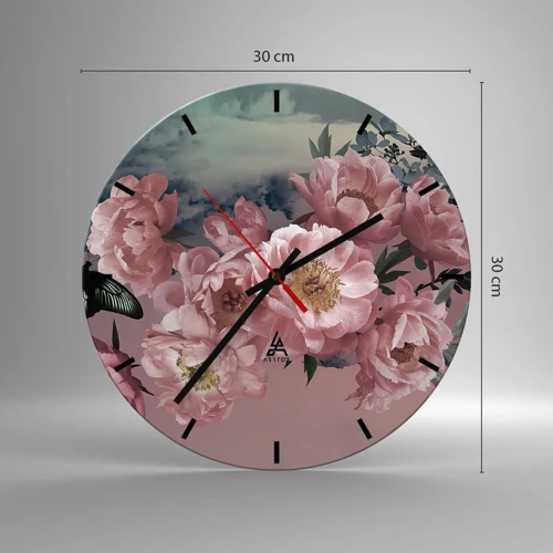 Nástěnné hodiny - Vrchol romantismu - 30x30 cm