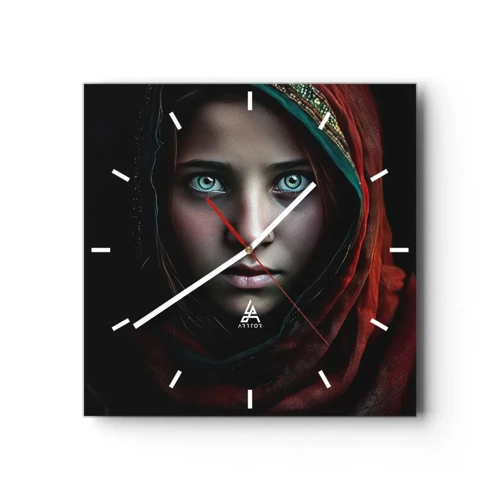 Nástěnné hodiny - Východní princezna - 40x40 cm