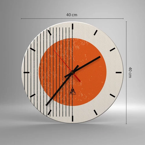 Nástěnné hodiny - Vždy slunce - 40x40 cm