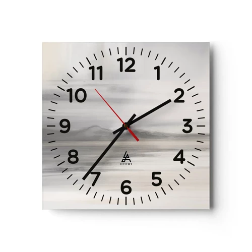 Nástěnné hodiny - Zamyšlená dálka - 30x30 cm