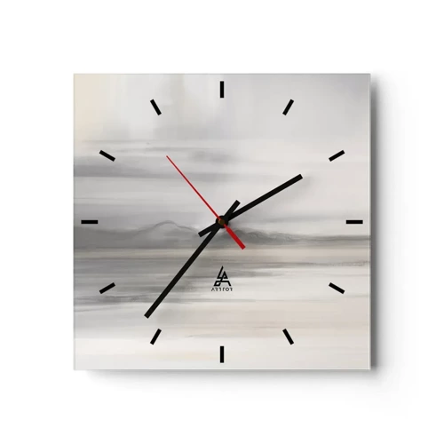 Nástěnné hodiny - Zamyšlená dálka - 40x40 cm