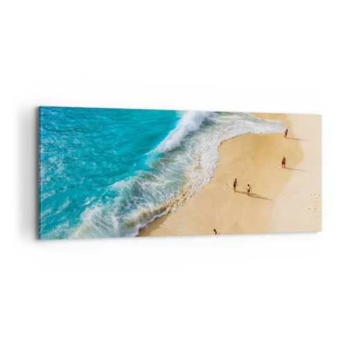 Obraz na plátně - A pak slunce, pláž… - 100x40 cm