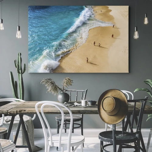 Obraz na plátně - A pak slunce, pláž… - 120x80 cm