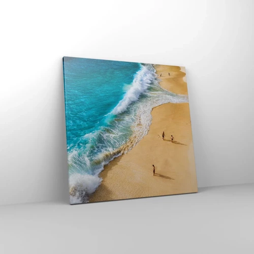 Obraz na plátně - A pak slunce, pláž… - 60x60 cm