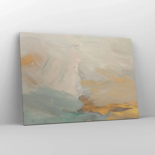 Obraz na plátně - Abstrakce – krajina něhy - 100x70 cm