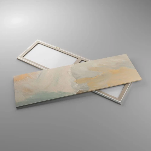 Obraz na plátně - Abstrakce – krajina něhy - 160x50 cm