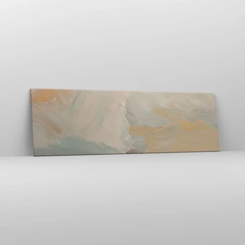Obraz na plátně - Abstrakce – krajina něhy - 160x50 cm