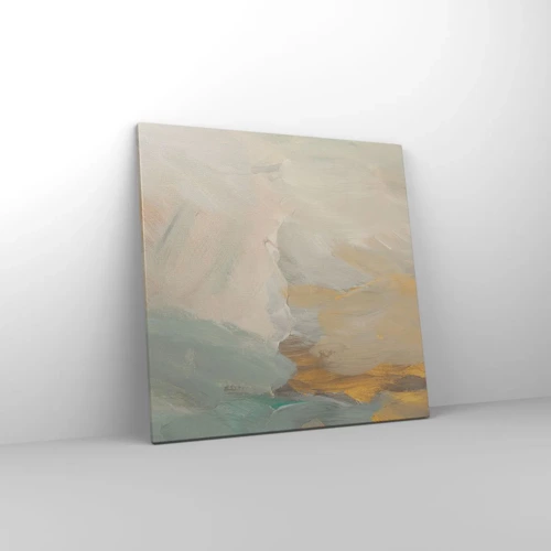 Obraz na plátně - Abstrakce – krajina něhy - 60x60 cm