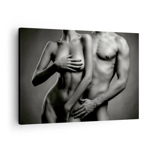 Obraz na plátně - Adam a Eva - 70x50 cm