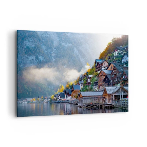 Obraz na plátně - Alpská krajina - 100x70 cm