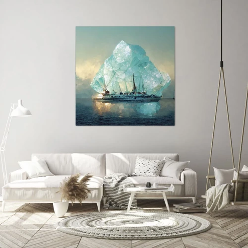 Obraz na plátně - Arktický briliant - 30x30 cm