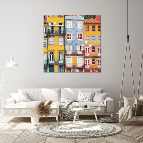 Obraz na plátně - Barvy starého města - 40x40 cm
