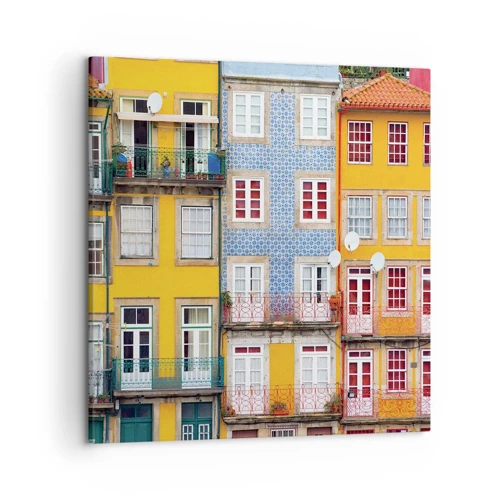 Obraz na plátně - Barvy starého města - 50x50 cm