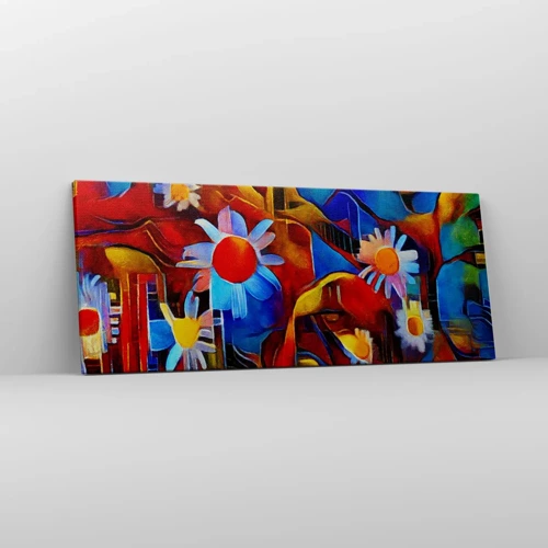 Obraz na plátně - Barvy života - 100x40 cm