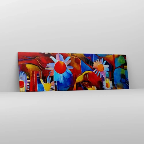 Obraz na plátně - Barvy života - 160x50 cm