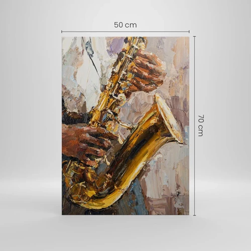 Obraz na plátně - Čas na sólovou hru - 50x70 cm