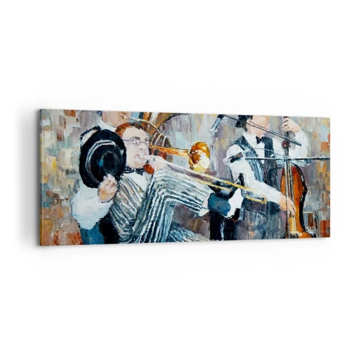 Obraz na plátně - Celý tento jazz - 100x40 cm