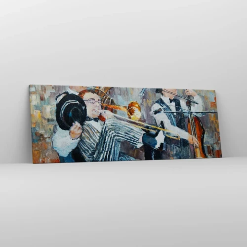 Obraz na plátně - Celý tento jazz - 140x50 cm