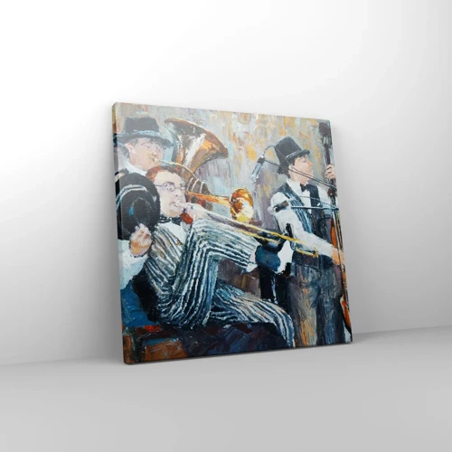 Obraz na plátně - Celý tento jazz - 30x30 cm