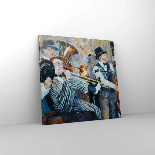 Obraz na plátně - Celý tento jazz - 40x40 cm