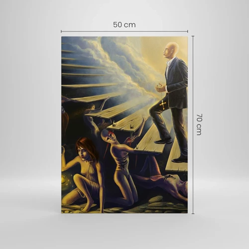 Obraz na plátně - Dantovo putování ke světlu - 50x70 cm