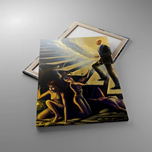 Obraz na plátně - Dantovo putování ke světlu - 70x100 cm