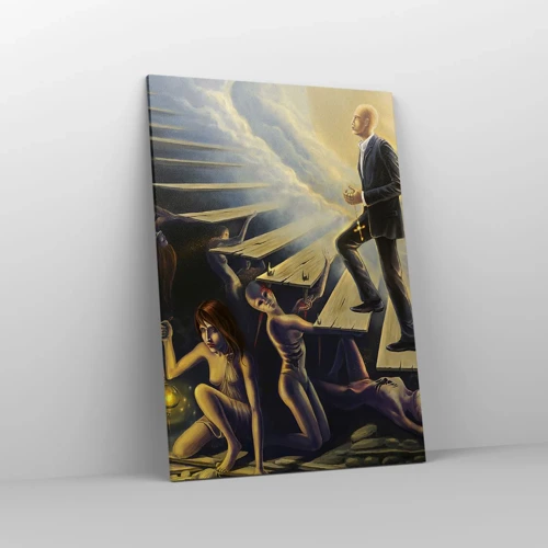 Obraz na plátně - Dantovo putování ke světlu - 70x100 cm