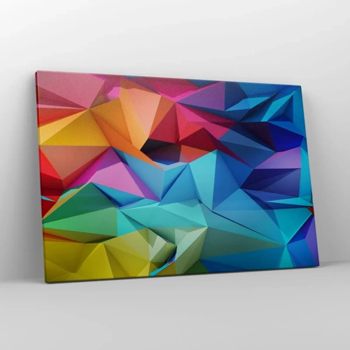 Obraz na plátně - Duhové origami - 120x80 cm