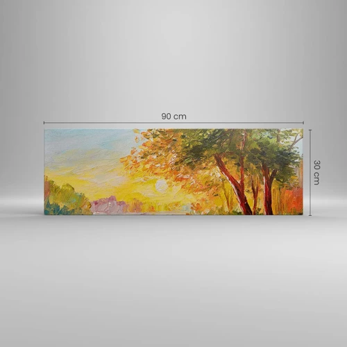 Obraz na plátně - Et in Arcadia ego - 90x30 cm