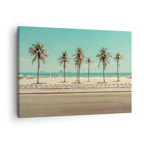 Obraz na plátně - Hlídání pláže - 70x50 cm