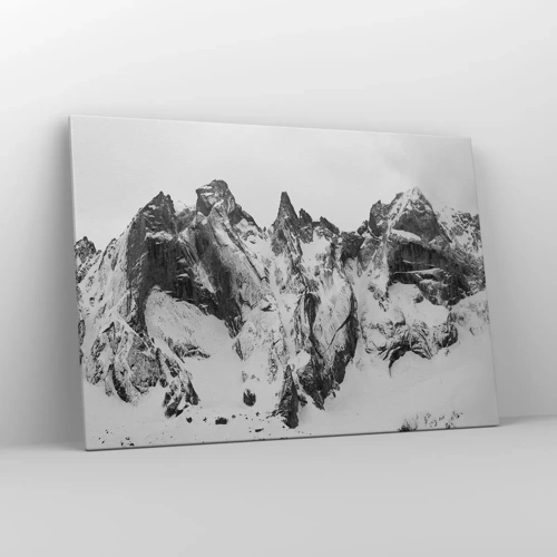 Obraz na plátně - Hrozivý žulový hřeben - 100x70 cm
