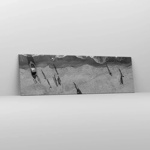 Obraz na plátně - Ještě na břehu… - 160x50 cm