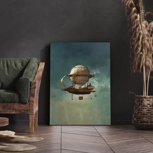 Obraz na plátně - Julius Verne zdraví - 50x70 cm