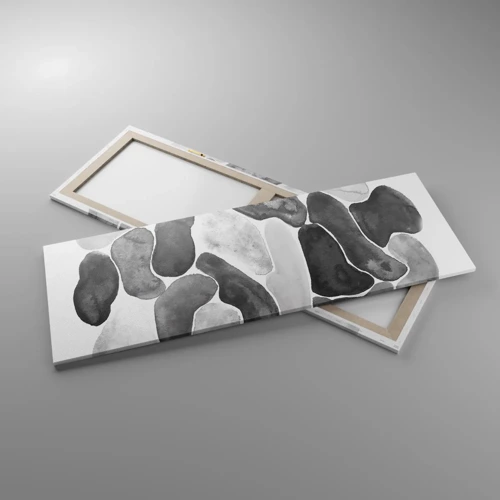Obraz na plátně - Kamenitá abstrakce - 140x50 cm