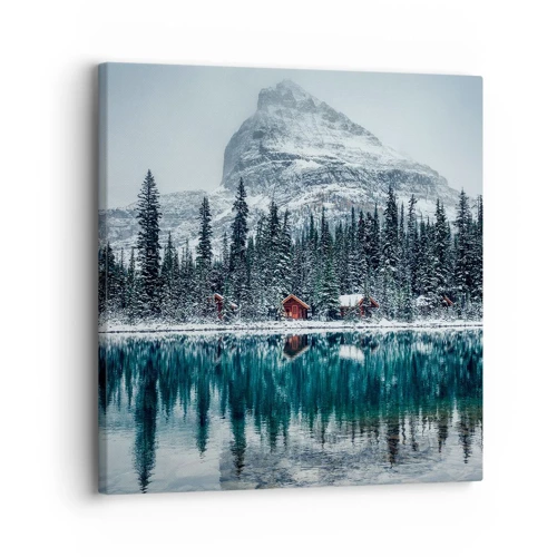 Obraz na plátně - Kanadské útočiště - 30x30 cm