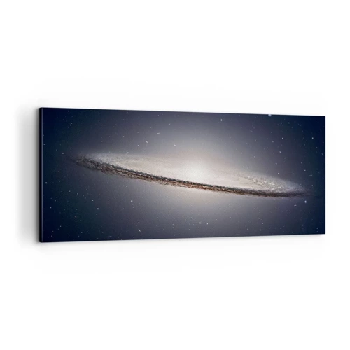 Obraz na plátně - Kdysi dávno, v jedné vzdálené galaxii… - 100x40 cm