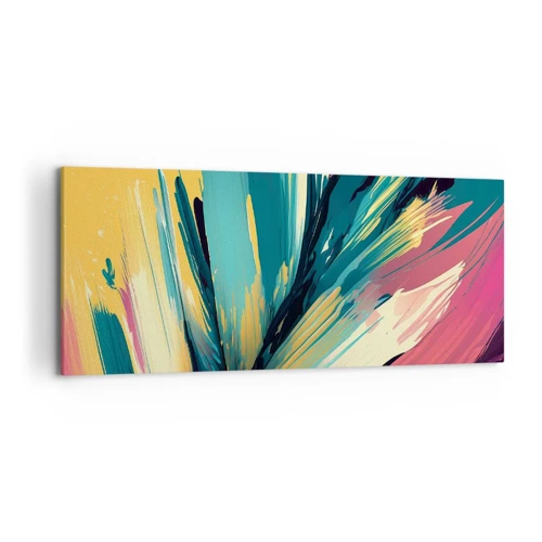 Obraz na plátně - Kompozice – exploze radosti - 120x50 cm