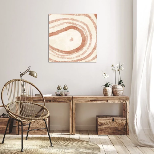 Obraz na plátně - Korálové kruhy – kompozice - 30x30 cm