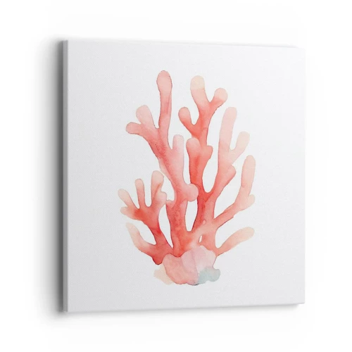 Obraz na plátně - Korálový korál - 40x40 cm