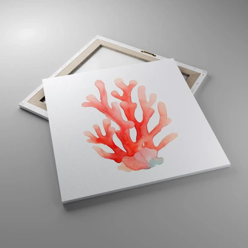 Obraz na plátně - Korálový korál - 60x60 cm