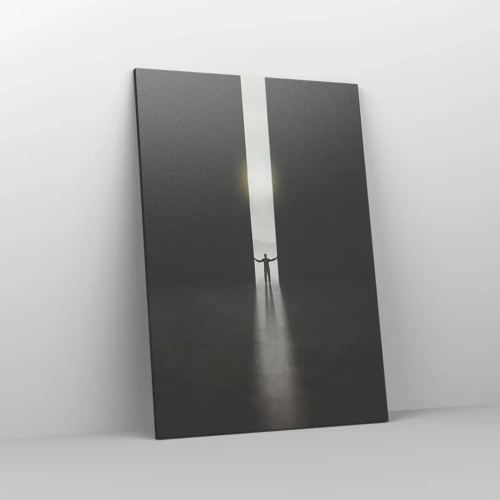 Obraz na plátně - Krok ke světlé budoucnosti - 70x100 cm